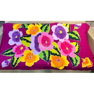 Hot Sale Rayon Sarong Hand Painted Balinese Artisans